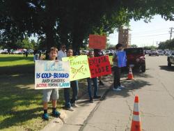 Jack Harwell protest